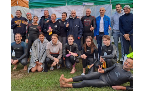 L’US Colomiers Natation participe à la 1ère édition de “L’as quate oras deu lac”